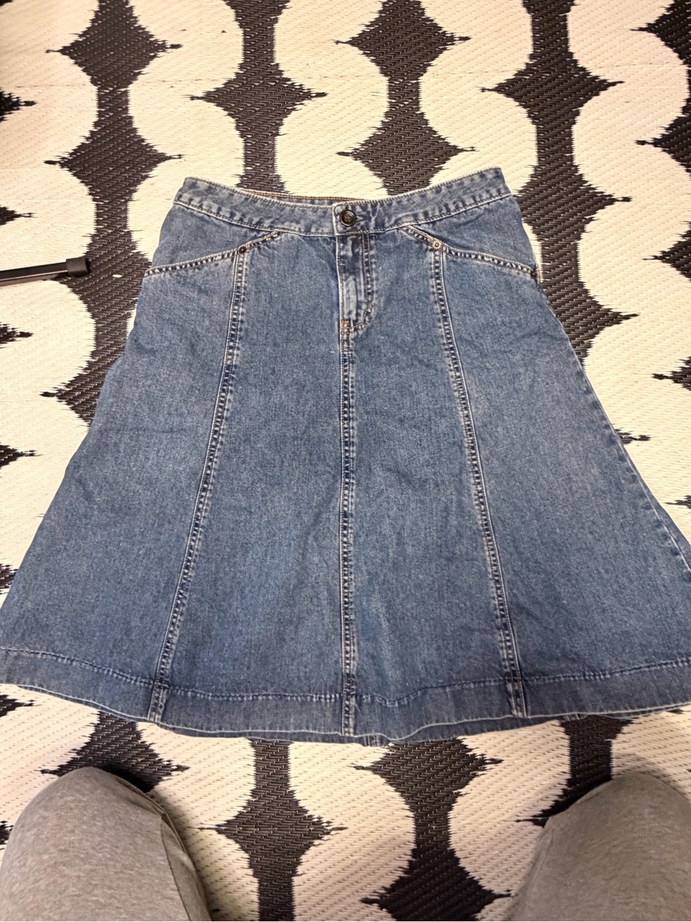 GAP Classic Blue Denim A-Line Skirt